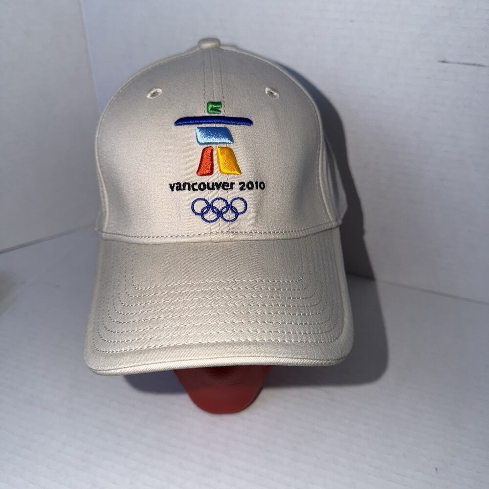 Vancouver 2010 Olympics Inukshuk Hat Beige Strapback Baseball Cap